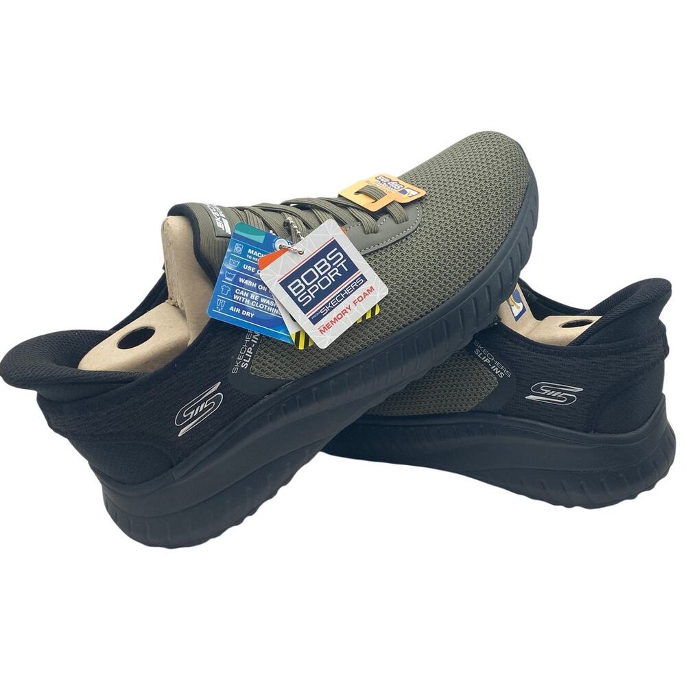Men's Shoes BOBS SKECHERS Hands Free Slip-Ins Squad Chaos - Balanced Edge US12